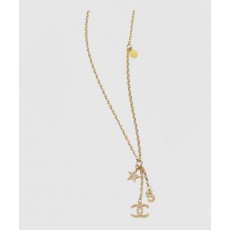 샤넬 CC로고 NO5 별 목걸이 AB8055