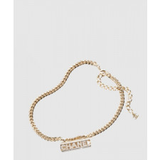 샤넬 로고 체인 목걸이 ABB583