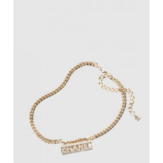 샤넬 로고 체인 목걸이 ABB583