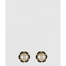 샤넬 CC 가죽체인 귀걸이 AB8297