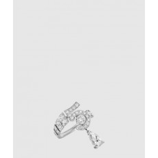 샤넬 N°5 DROP WHITE 골드 링 J64256
