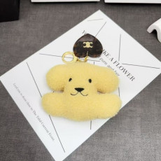 셀린느 키링 하트 폼폼 시어링 트리옹프 백참