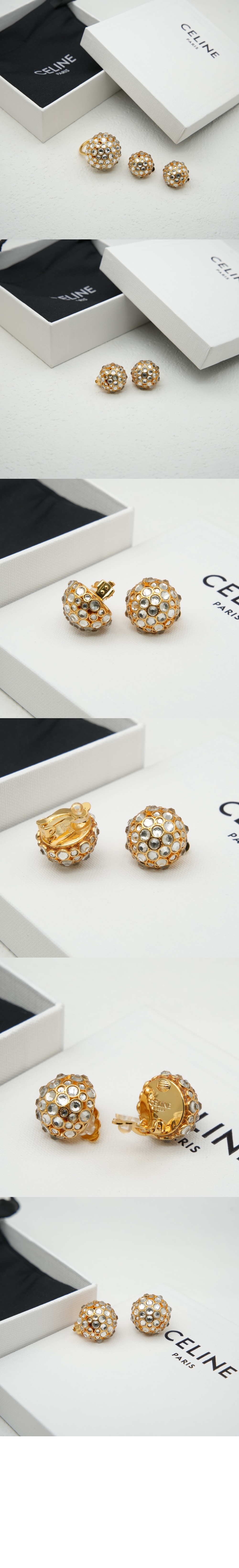 셀린느 에어룸 돔 귀걸이 461LY6