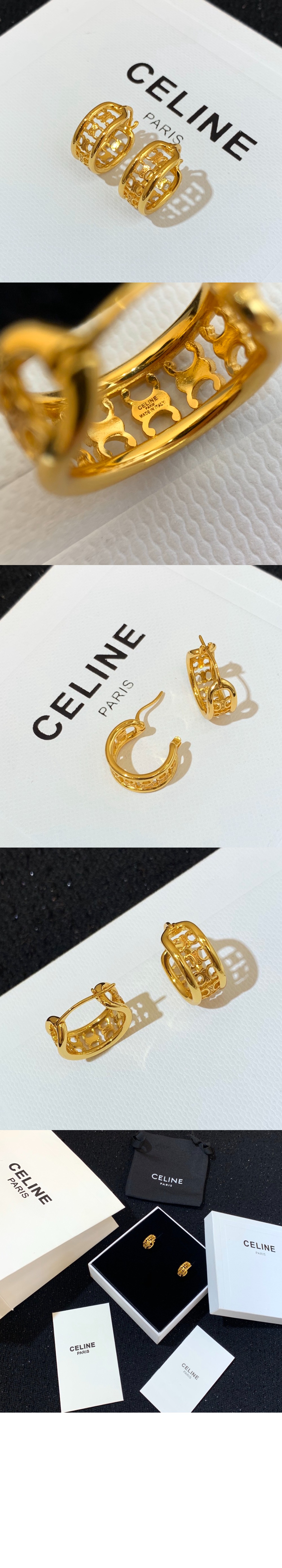 셀린느 트리옹프 멀티 후프 46V186