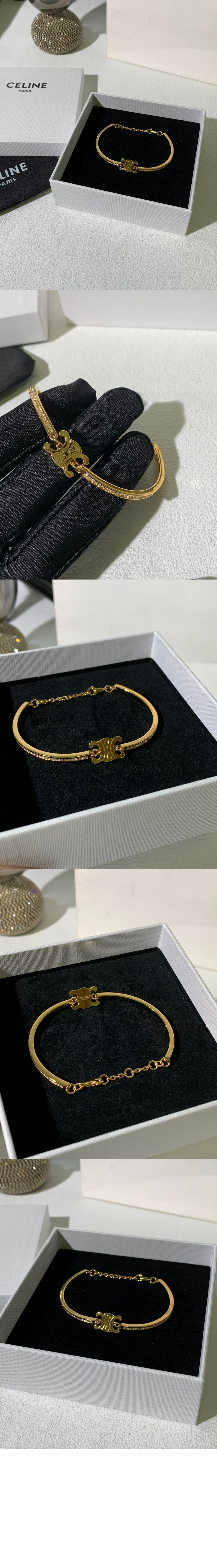 셀린느 트리옹프 아티큘레이티드 스파클 팔찌 461CZ6