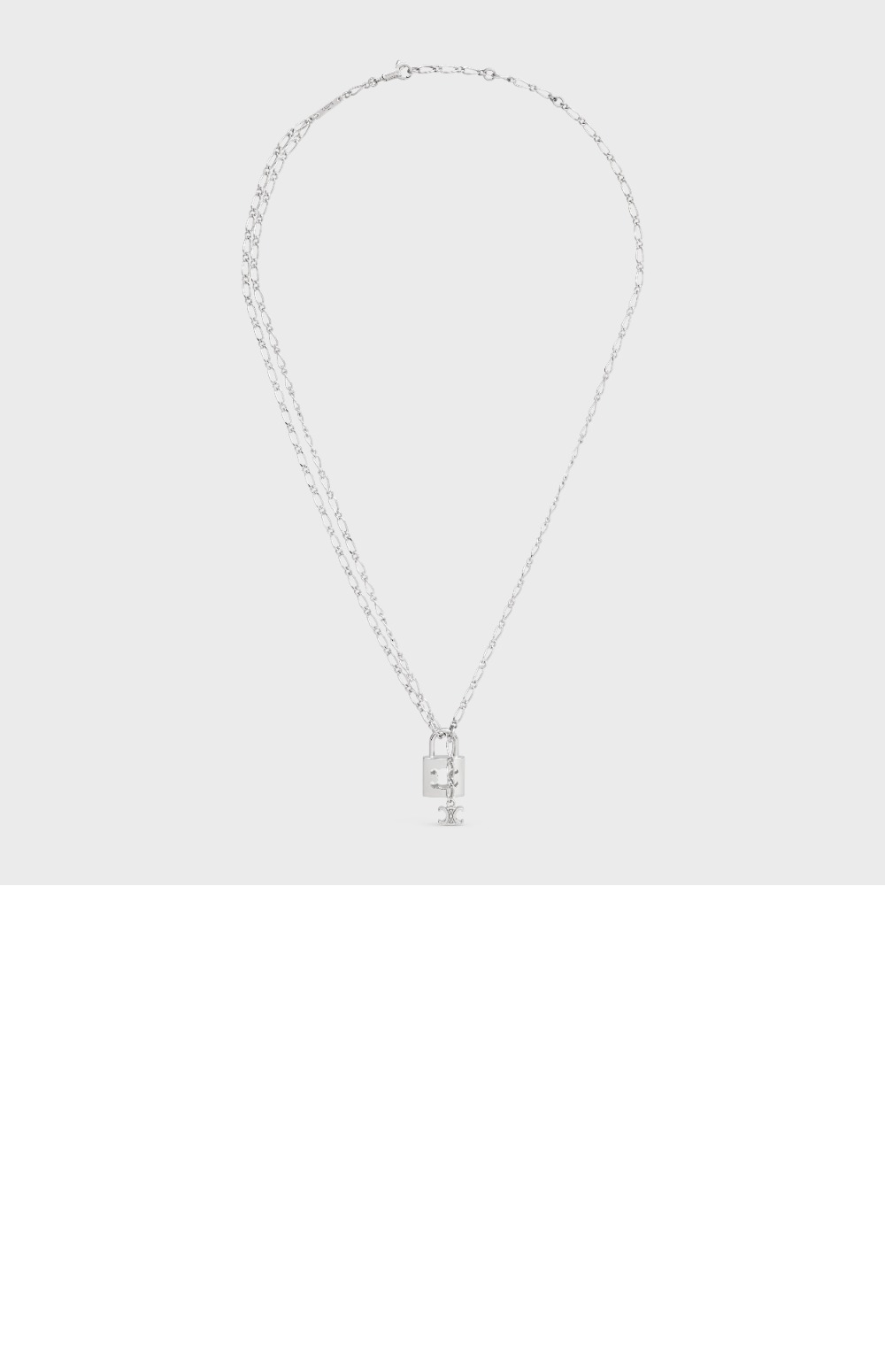 셀린느 트리옹프 락 목걸이 461HH6