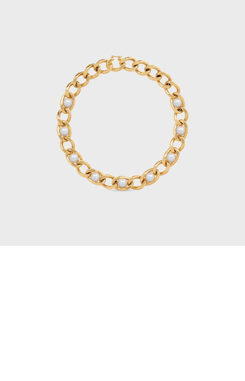 셀린느 수지 진주 목걸이 461FK6