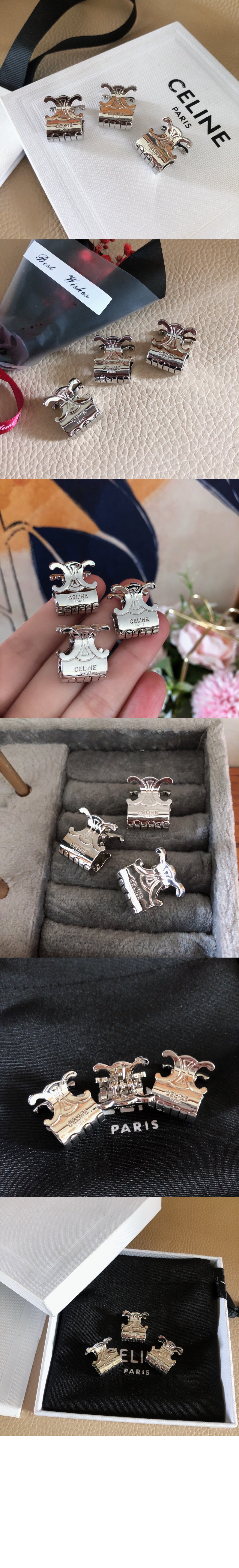 셀린느 헤어 클립 46Y846