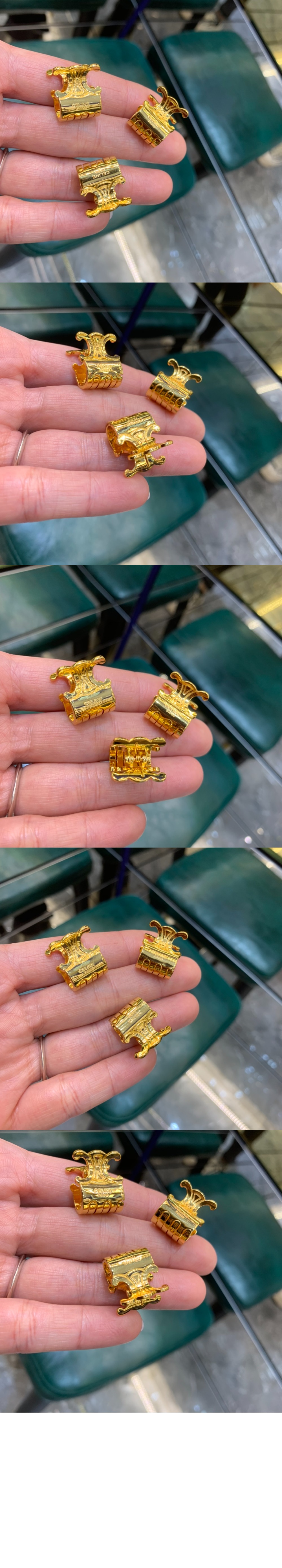 셀린느 헤어 클립 46Y846