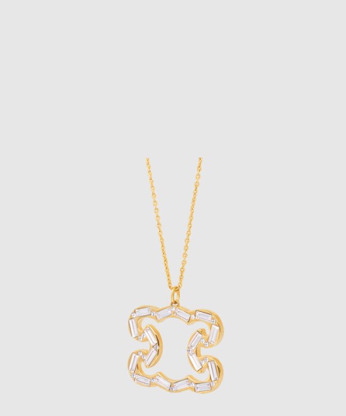 셀린느 트리옹프 프레임 스파클 목걸이 461FO6