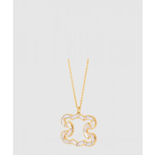 셀린느 트리옹프 프레임 스파클 목걸이 461FO6