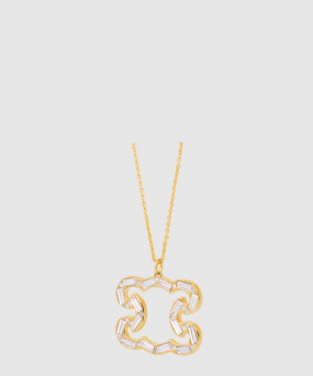 셀린느 트리옹프 프레임 스파클 목걸이 461FO6