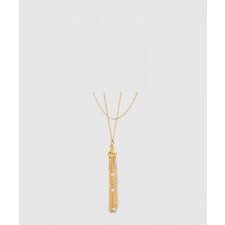 셀린느 짧은 트라이엄프 진주 목걸이 460PM6