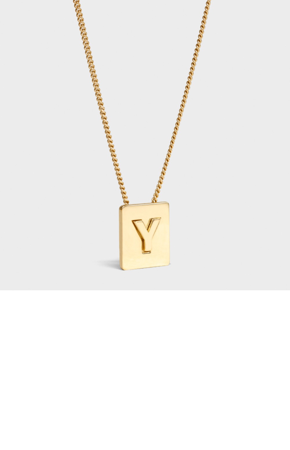 셀린느 Y 자모 목걸이 46N0Y6