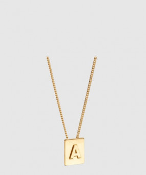 셀린느 A 자모 목걸이 46N0A6