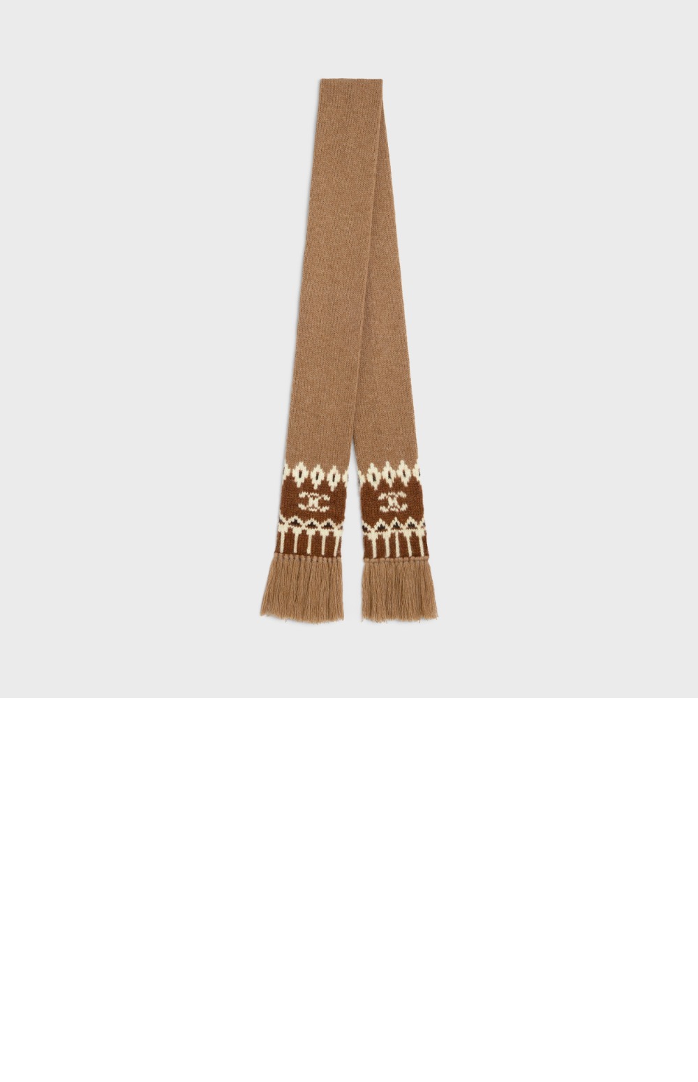 셀린느 트리옹프 페어 아일 울 스카프 2ADP88