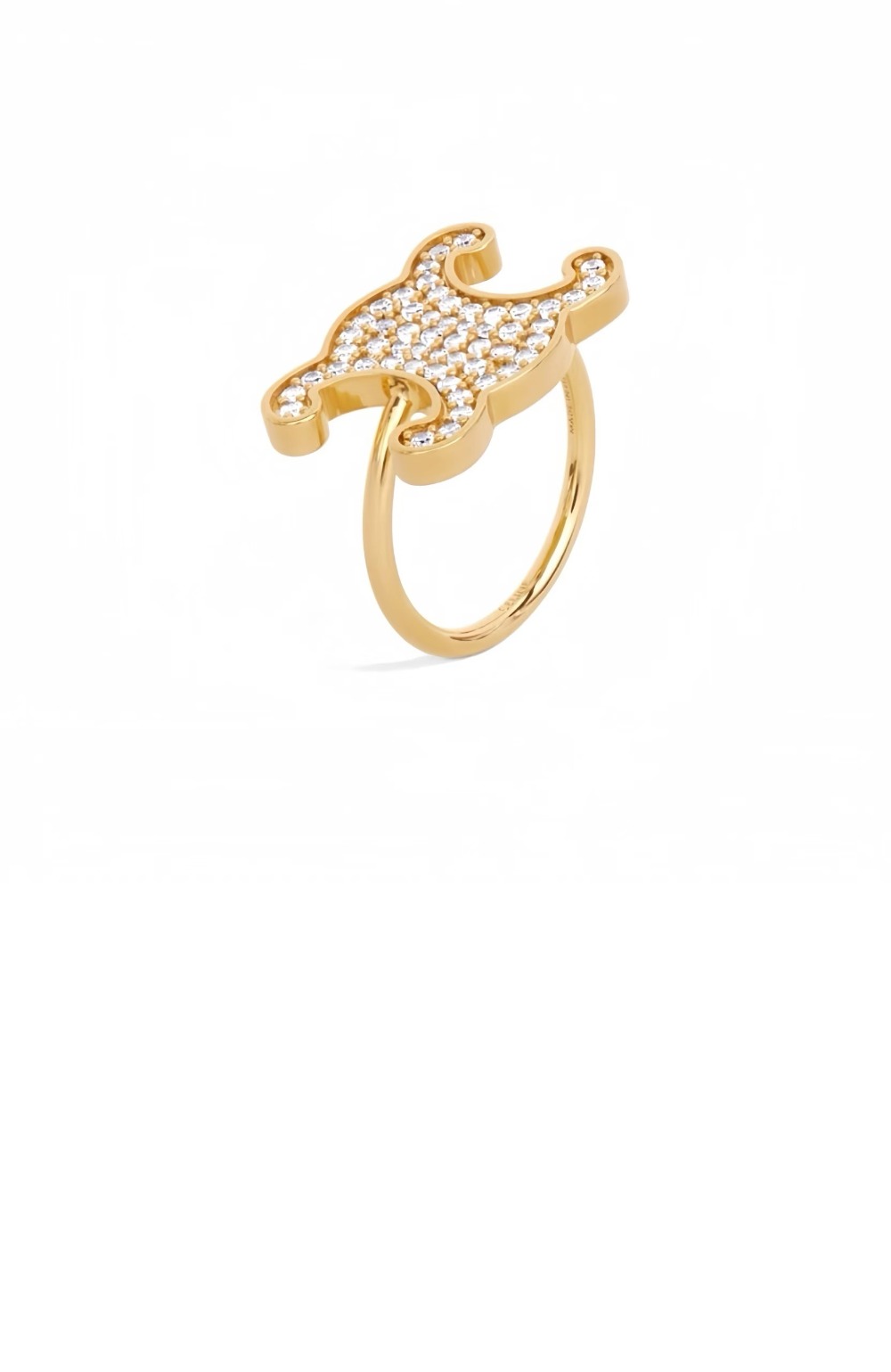 셀린느 트리옹프 라인스톤 반지 460GO6