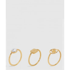 셀린느 분리형 황동 및 레진 진주 반지 460HR6