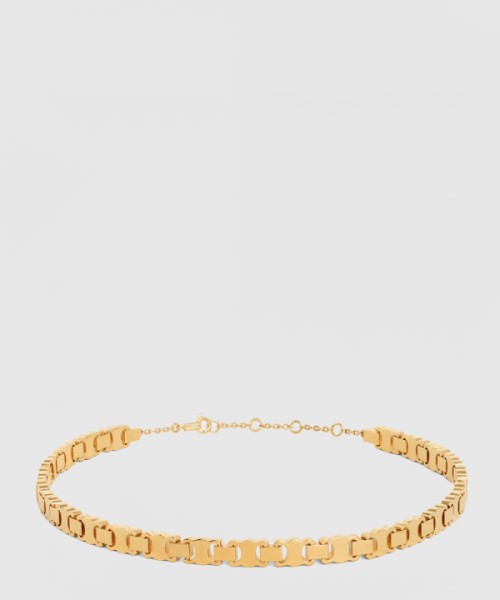 셀린느 트리오페 링크 초커 목걸이 460XC6