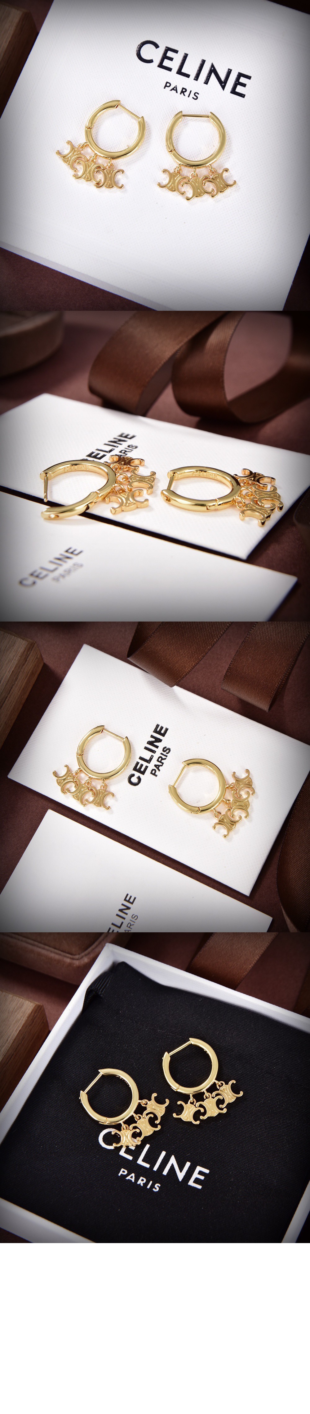 셀린느 트리옹프 트리오 후프 460GA6