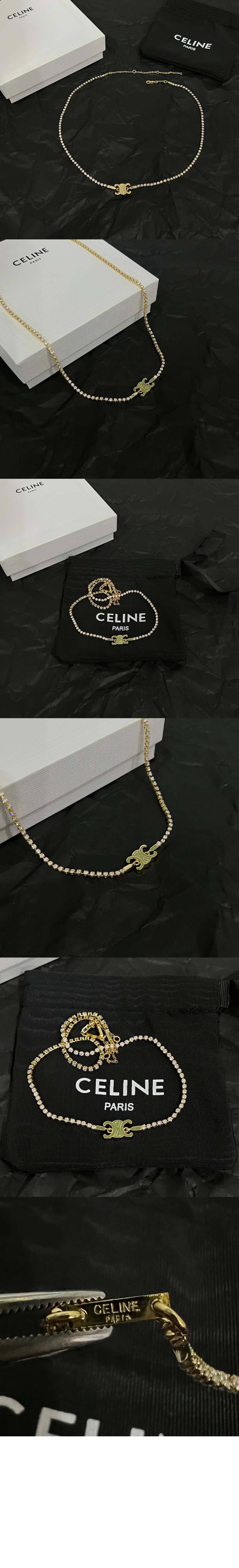 셀린느 트리옹프 스파클 목걸이 460TR6