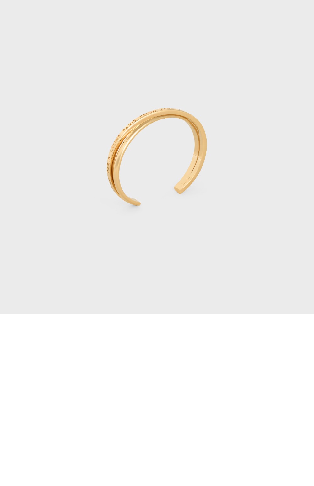 셀린느 파리 파인 더블 뱅글 팔찌 460WY6