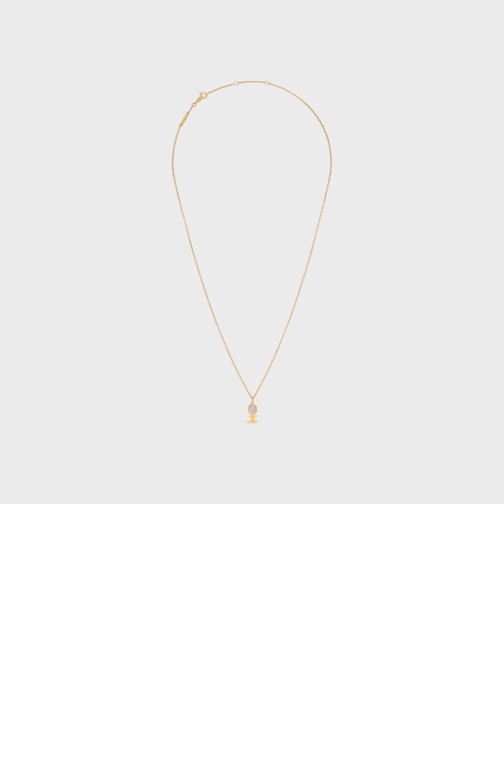 셀린느 트리옹프 인디 스몰 목걸이 460RM6