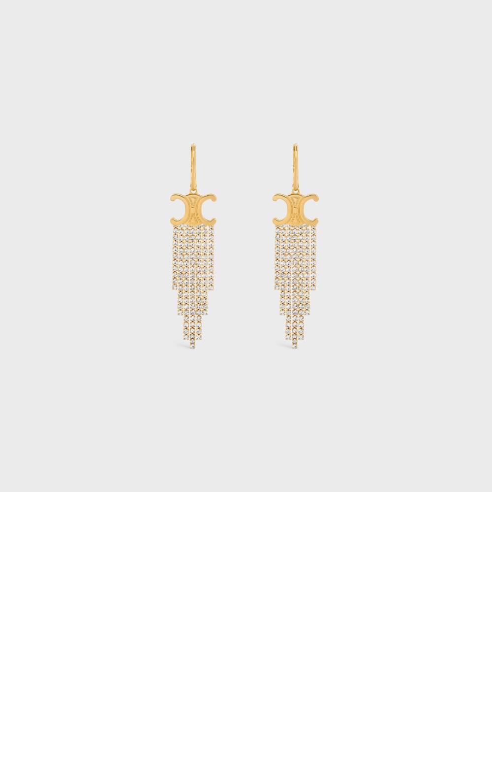 셀린느 트리오페 프린지 귀걸이 460TO6