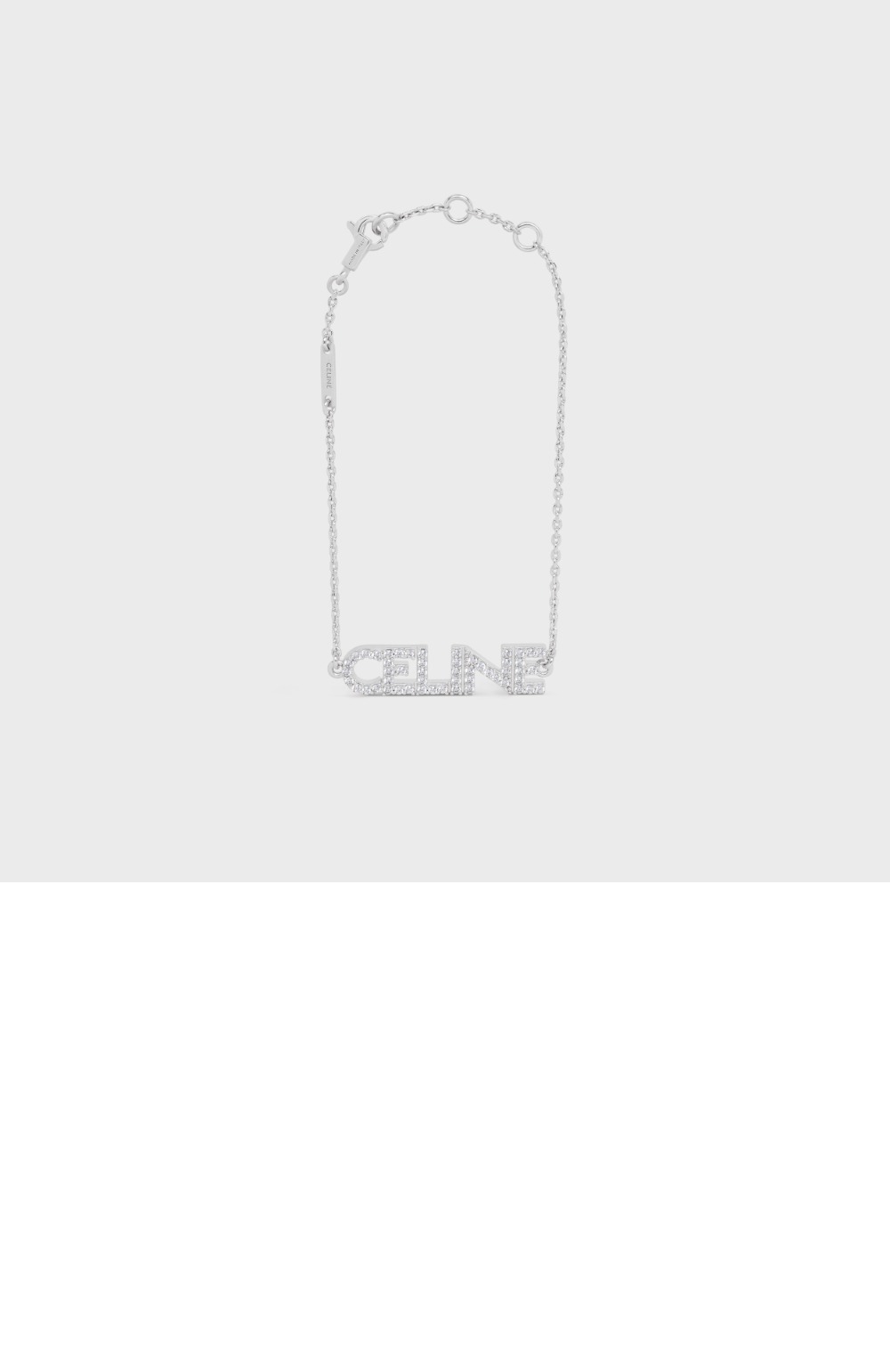 셀린느 모노크롬 스트라스 팔찌 460YS6