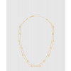 셀린느 트리옹프 펄 더블 목걸이 460PK6
