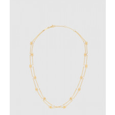 셀린느 트리옹프 펄 더블 목걸이 460PK6