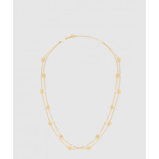 셀린느 트리옹프 펄 더블 목걸이 460PK6