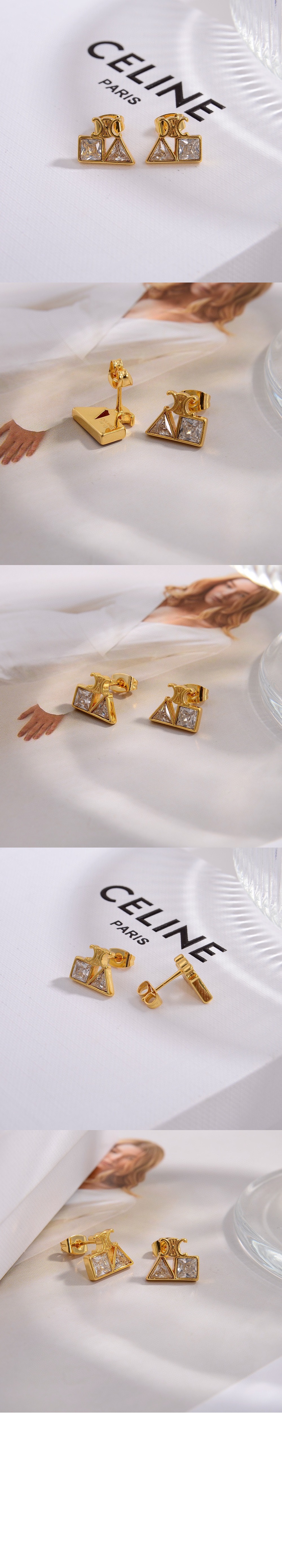 셀린느 지오메트릭 귀걸이 460YH6