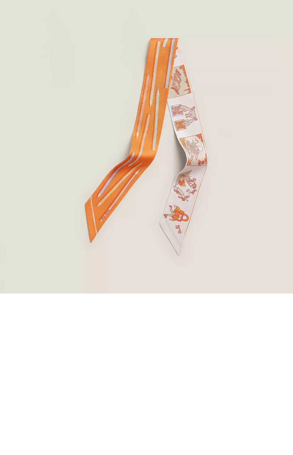 에르메스 A Vos Crayons et Carre Libre Twilly 트윌리