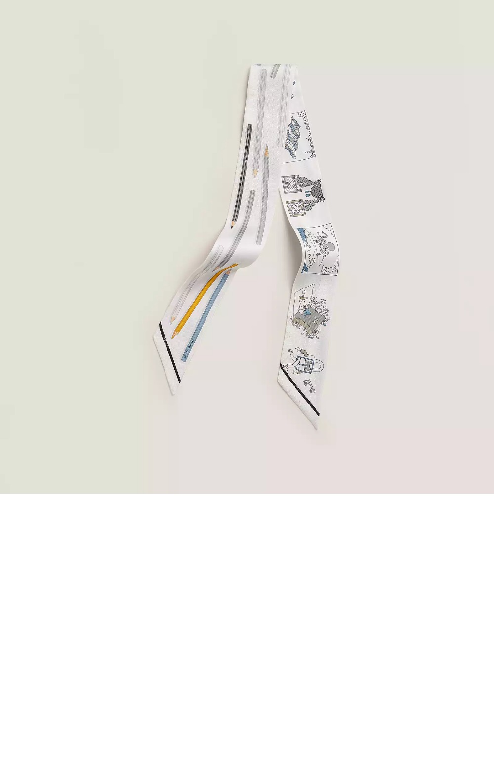 에르메스 A Vos Crayons et Carre Libre Twilly 트윌리