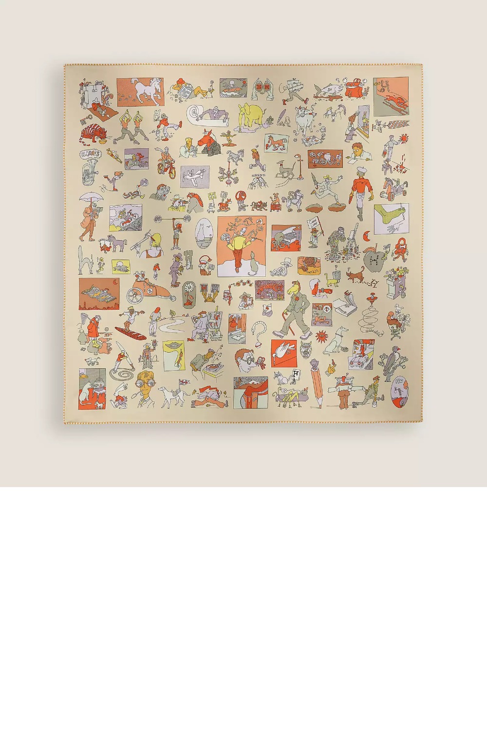 에르메스 Carre Libre 스카프 90