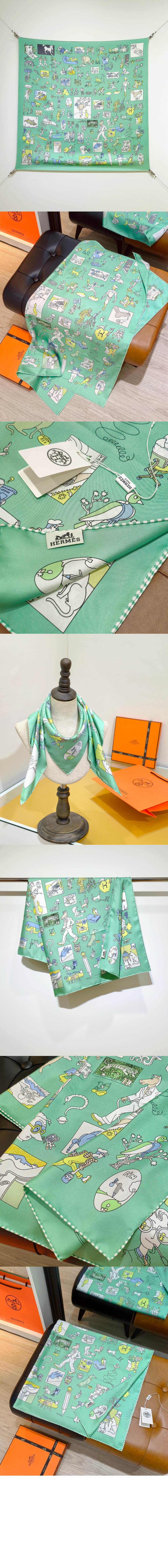 에르메스 Carre Libre 스카프 90