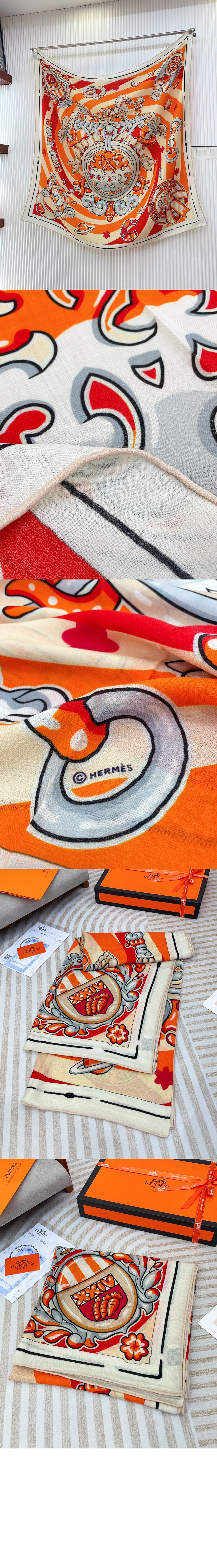 에르메스 Candy Libris 스카프 90