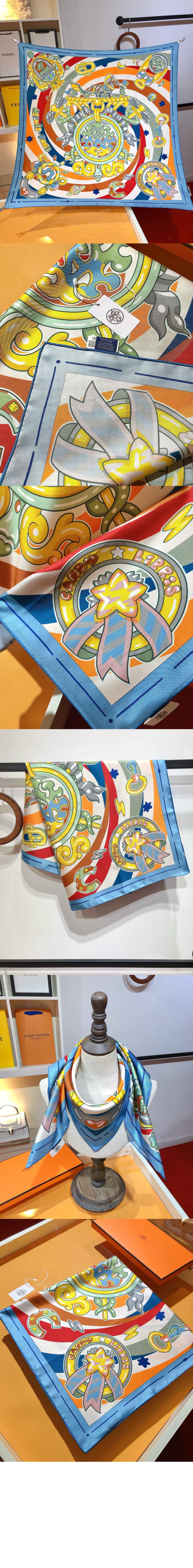 에르메스 Candy Libris 스카프 90