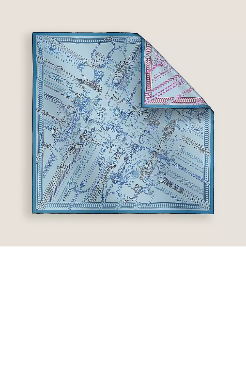 에르메스 Concours d'Etriers wash 스카프 90