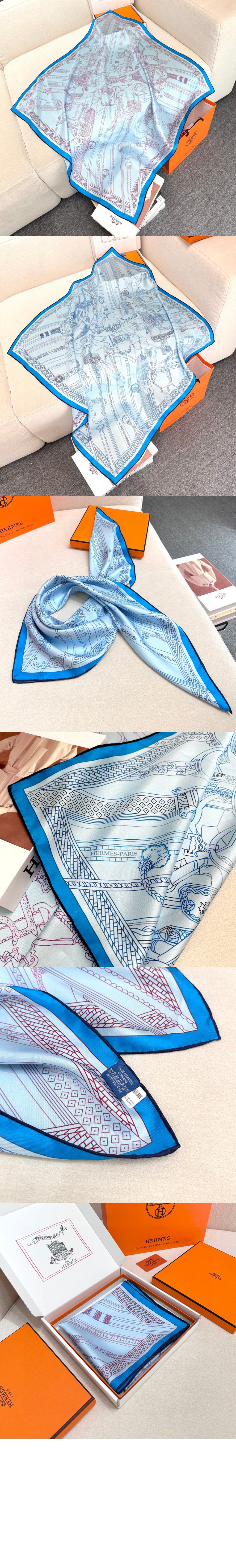 에르메스 Concours d'Etriers wash 스카프 90