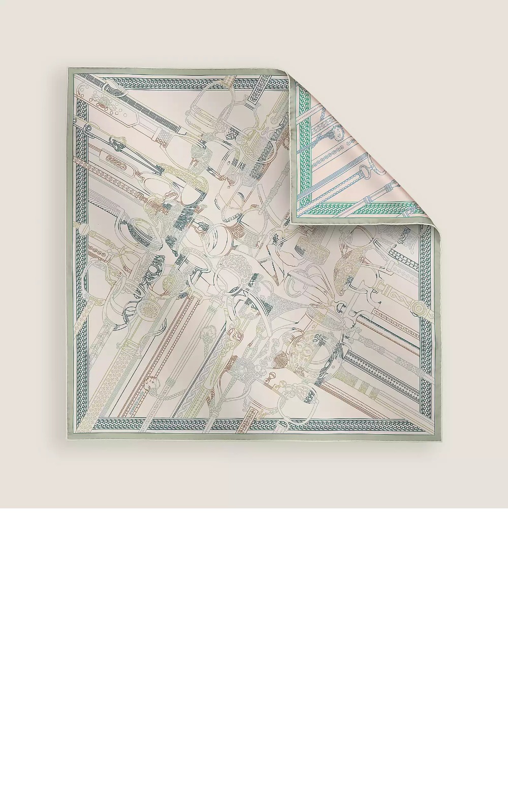 에르메스 Concours d'Etriers wash 스카프 90