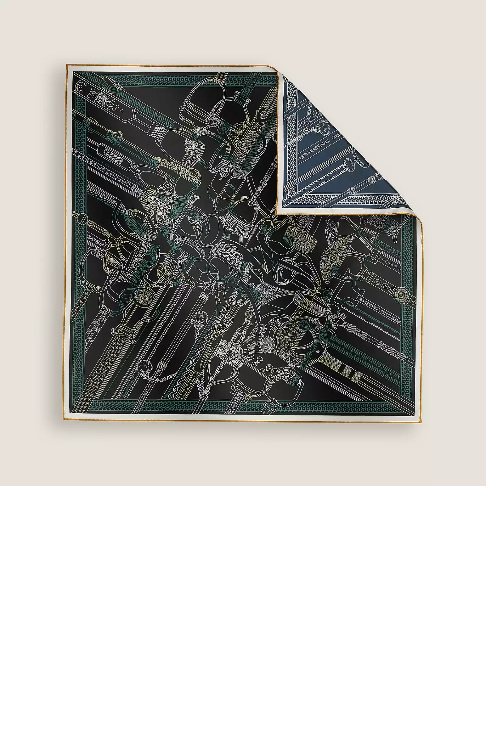 에르메스 Concours d'Etriers wash 스카프 90