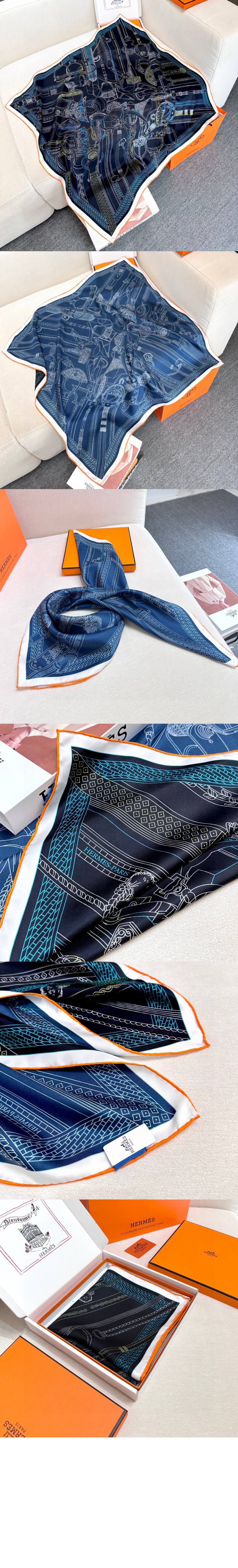 에르메스 Concours d'Etriers wash 스카프 90