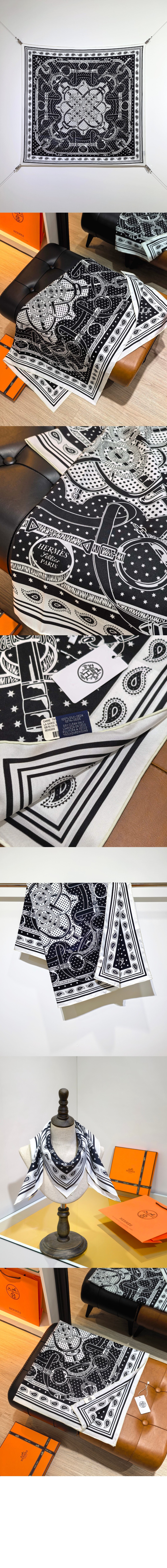 에르메스 Eperon d'Or 스카프 90