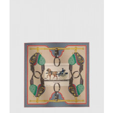 에르메스 Carrick a Pompe 스카프 90