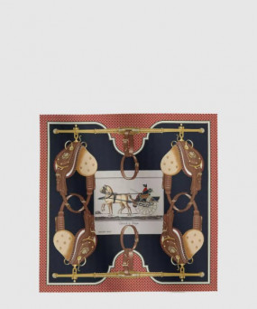 에르메스 Carrick a Pompe 스카프 90