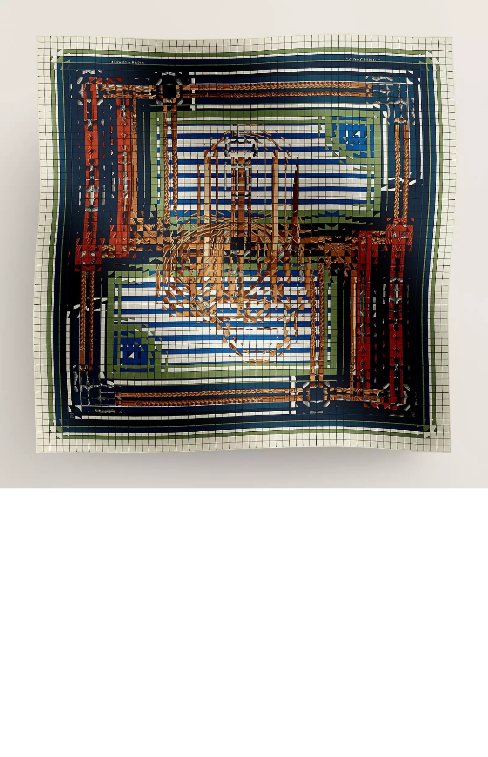 에르메스 Coaching Deja-Vu 숄 140