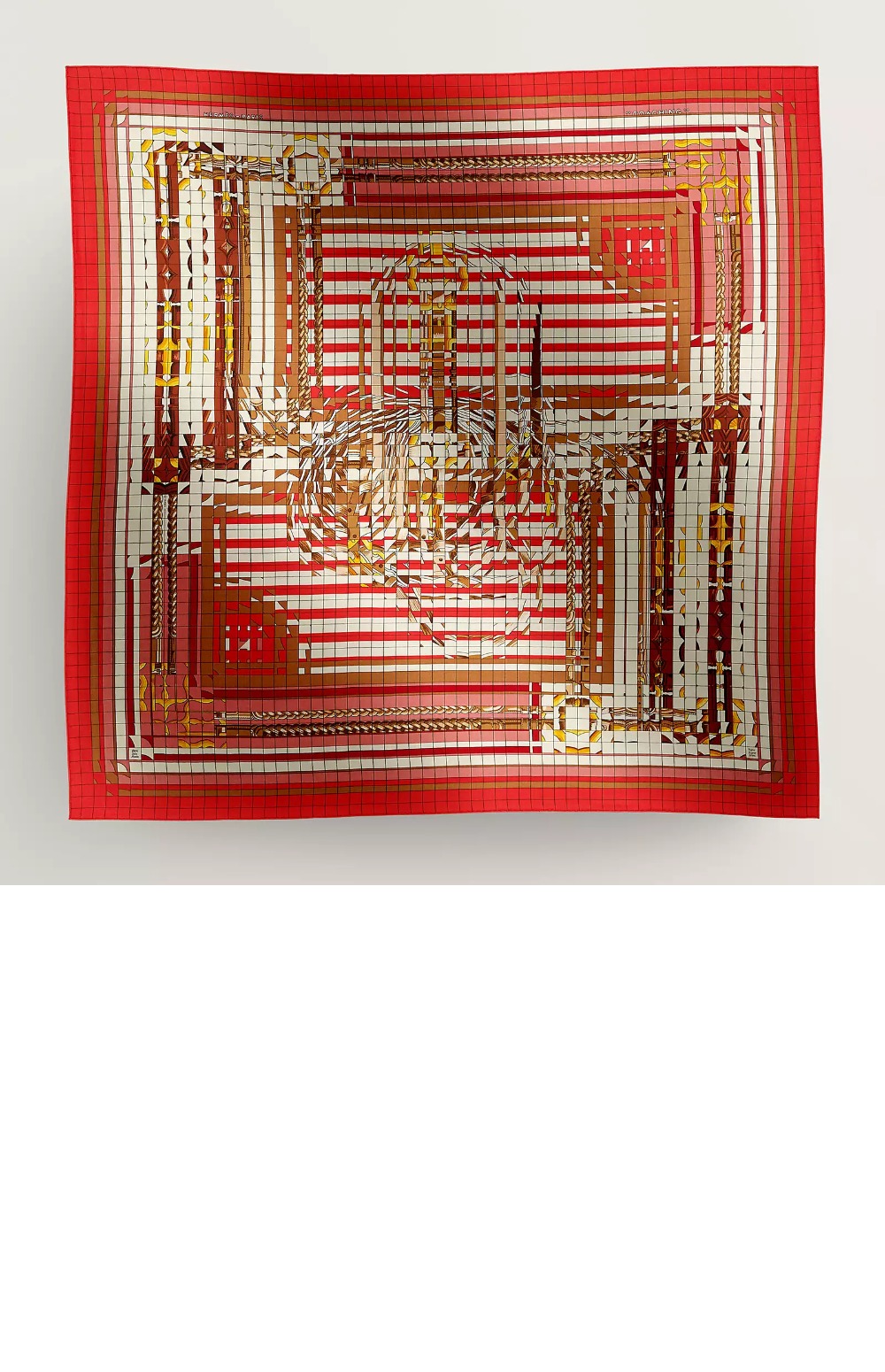 에르메스 Coaching Deja-Vu 숄 140