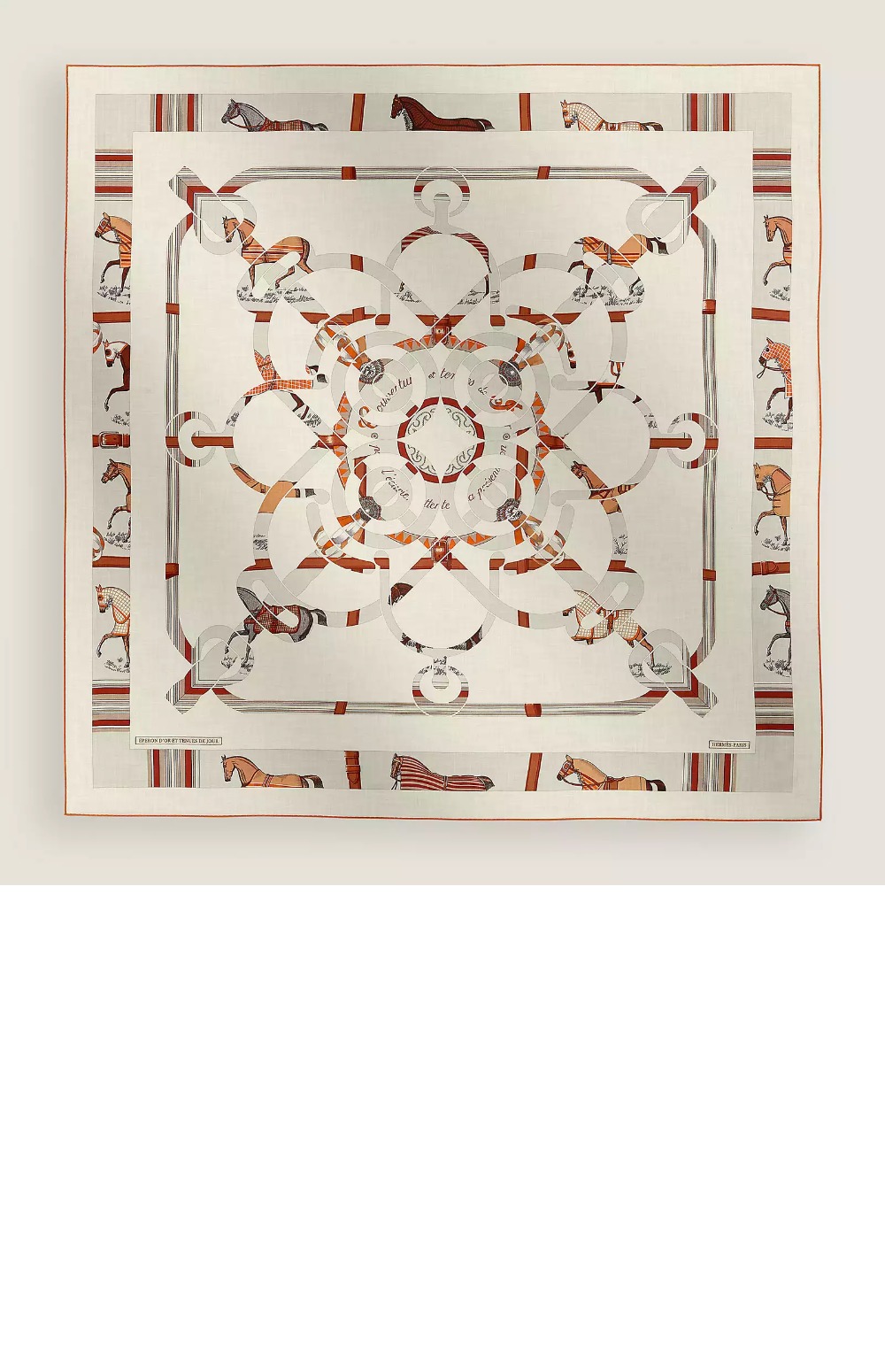 에르메스 Eperon d'Or et Tenues de Jour 숄 140